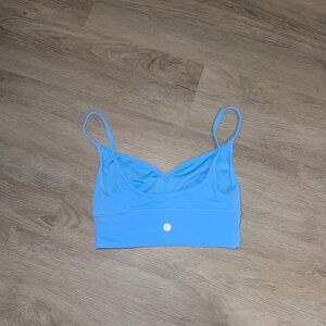 lulu aero blue align sweetheart bra